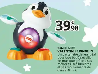 Valentin le pinguin.