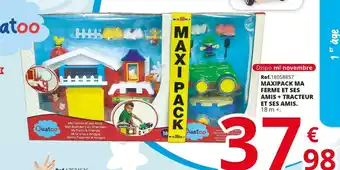 Ouatoo maxipack ma ferme et ses amis + tracteur et ses amis