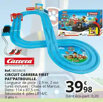 Carrera first circuit pat’patrouille