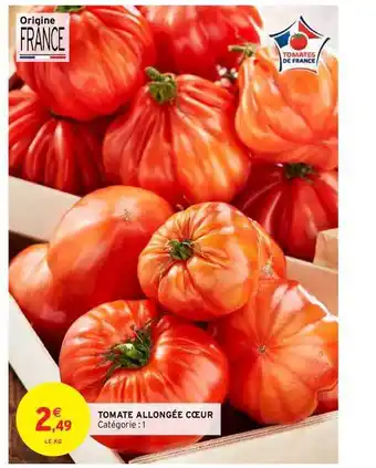 Intermarché Tomate Allongée Coeur offre