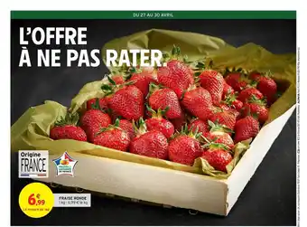 Intermarché Fraise Ronde offre