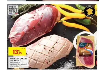 Intermarché Magret De Canard Fine France offre