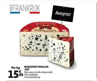 Auchan Direct Roquefort Papillon Aop offre