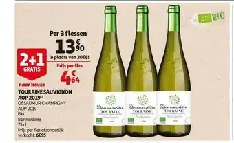 Auchan Direct Touraine Sauvignon Aop 2019 offre