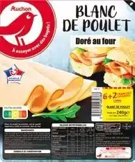Auchan BLANC DE POULET offre