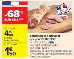 Carrefour Le boulanger/ les fleurs offre