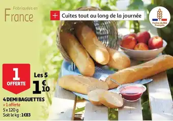 4 DEMI BAGUETTES