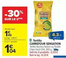 Carrefour Socopa - 12 chipolatas supérieures façon charcutière offre