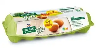Auchan OEUFS FRAIS BIO offre