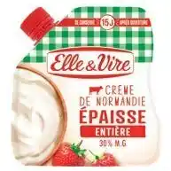 Auchan Bon Plan sur la gamme crème de la marque Elle et Vire offre