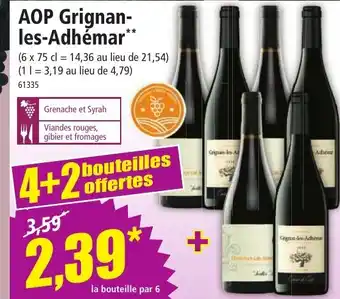 Norma AOP Grignan- les-Adhémar offre