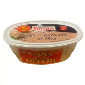 Auchan Tartinable De Thon Simon offre