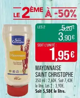 Match SAINT CHRISTOPHE MAYONNAISE offre