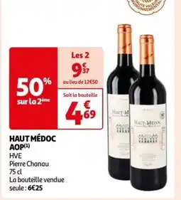 Auchan Supermarché HAUT MÉDOC Aop hve Pierre Chonou offre