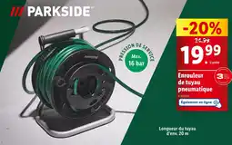 Lidl PARKSIDE Enrouleur de tuyau pneumatique offre