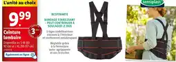 Lidl SENSIPLAST Ceinture lombaire offre