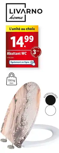 Lidl LIVARNO Abattant WC offre
