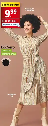 Lidl ESMARA Robe chemise offre
