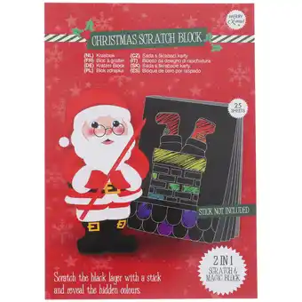 Action Bloc à gratter de noël offre