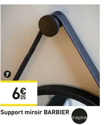 Inspire support miroir barbier