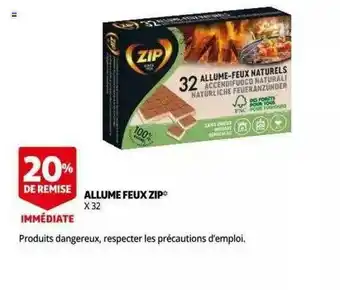 Auchan Allume Feux Zip offre