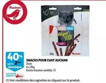 Auchan Snacks Pour Chat Auchan offre