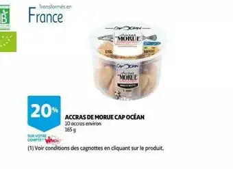 Auchan Accras De Morue Cap Océan offre