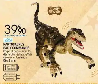 Cora x Carrefour Raptosaurus Radiocommandé offre