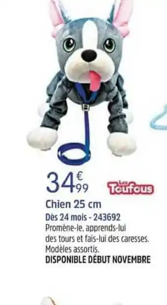 Chien 25 Cm Les Toufous