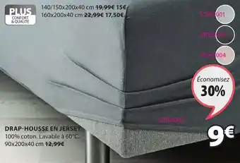 JYSK Drap-housse en jersey offre