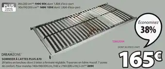 JYSK Sommier à lattes plus A70 offre