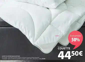 JYSK Couette synthétique gloptind offre