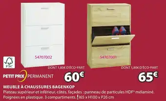 JYSK Meuble à chaussures bagenkop offre