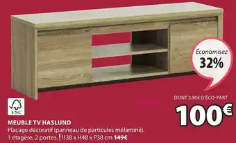 JYSK Meuble TV haslund offre