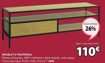 JYSK Meuble TV trappedal offre
