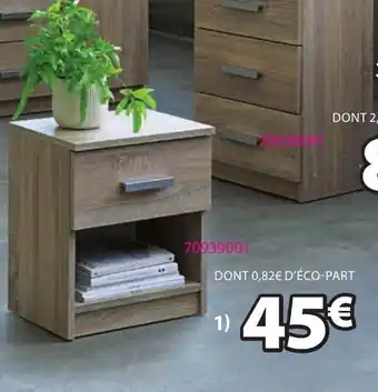 Table de nuit 1 tiroir