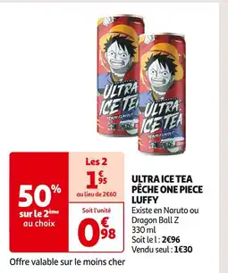 ULTRA ICE TEA PÊCHE ONE PIECE LUFFY