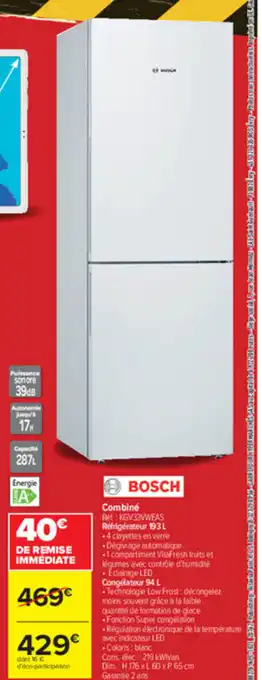 Carrefour Combiné offre