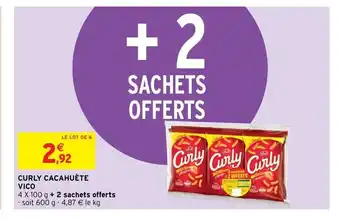 Intermarché Curly cacahuète vico offre