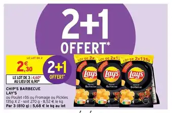 Intermarché Chip's barbeque lay's offre