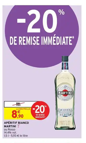 Intermarché Aperitif bianco martini offre