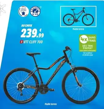 Intersport VTT CLIFF 700 offre