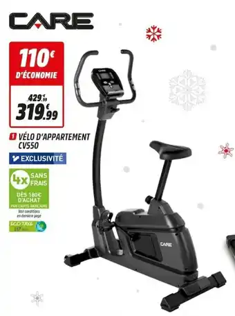Intersport Vélo d'appartement CV550 offre