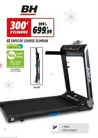 Tapis de course slimrun
