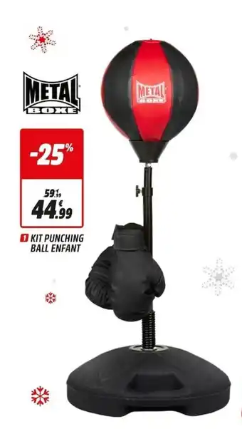 Intersport Kit punching ball enfant offre