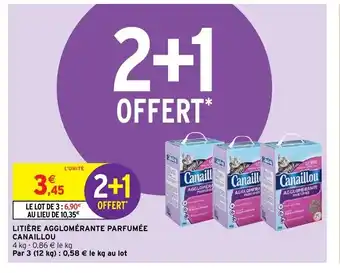 Intermarché Litière agglomérante parfumée offre