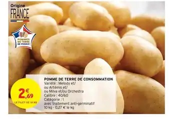 Intermarché Pomme de terre de consomation offre