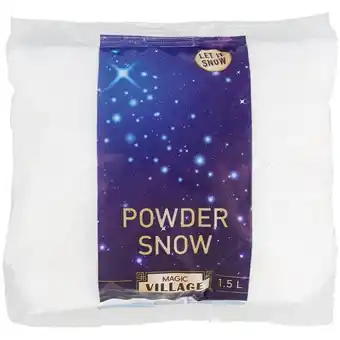 Action Neige en poudre offre