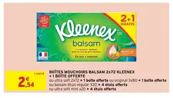 Intermarché Boîtes muchoirs balsam offre