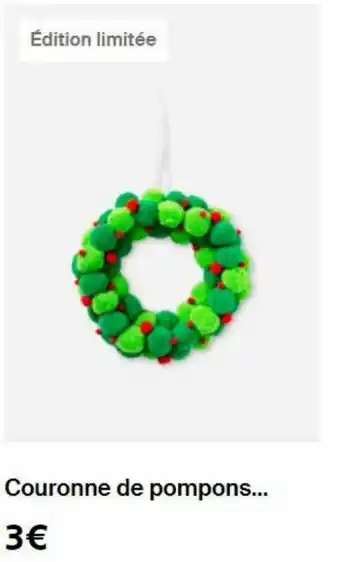 Couronne de pompons